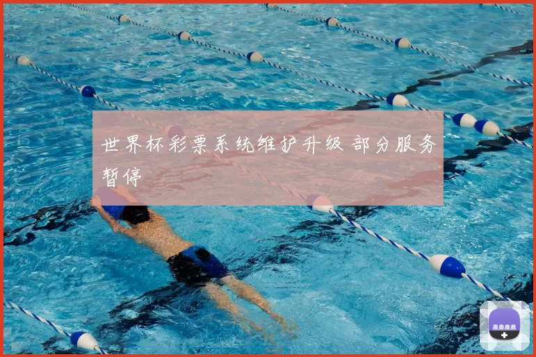 世界杯彩票系统维护升级 部分服务暂停