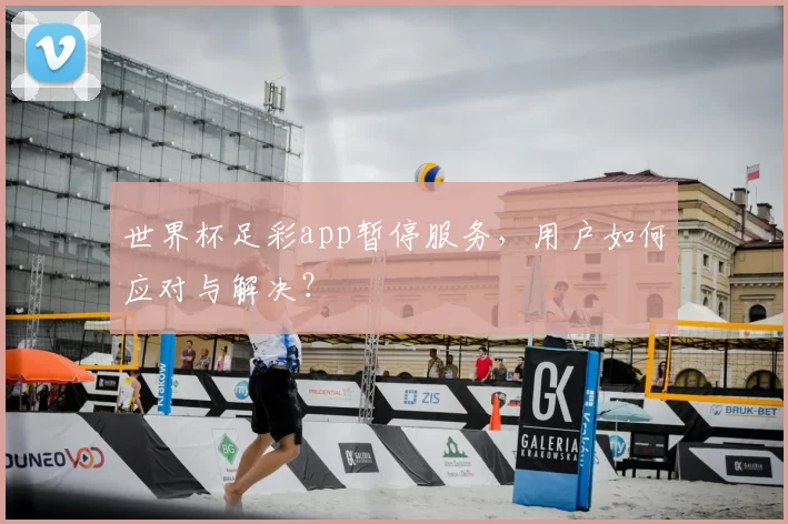 世界杯足彩app暂停服务，用户如何应对与解决？