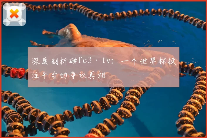深度剖析碘fc3·tv：一个世界杯投注平台的争议真相